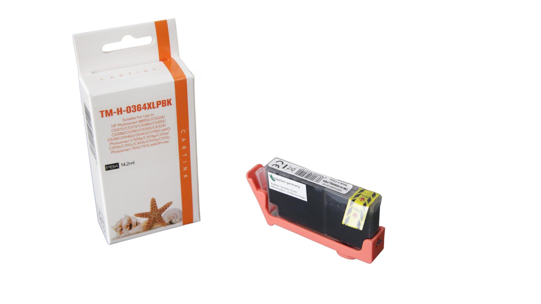 Alternativ Tinte Photo Black f / CB322EE / 14,2ml / mit Chip