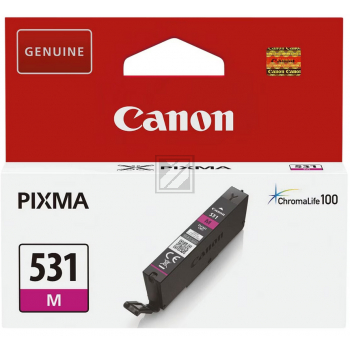 6120C001 // CLI531M / magenta / original CANON Tintenpatrone magenta / 6120C001 / 475 S. / 8.20 ml