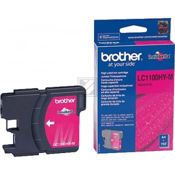 LC1100HYM / magenta / original BROTHER Tintenpatrone magenta / LC1100HYM / 750 S. / 10.10 ml