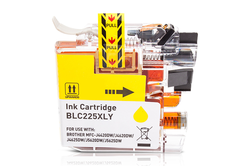 Alternativ Tinte Yellow für Brother / LC225XLY / 11ml