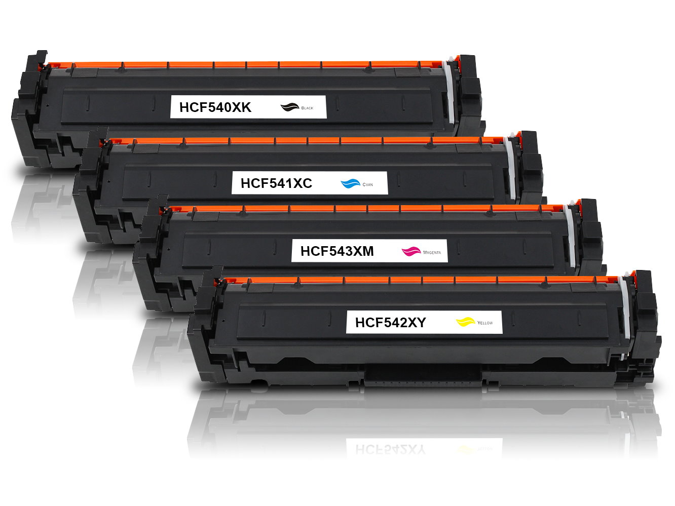 Alternativ Toner Rainbowkit für HP / CF540X / BK3.200 Seiten / CMY2.500 Seiten