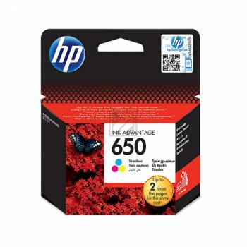 CZ102AE // 650 / original HP Druckkopfpatrone color / CZ102AE / 200 S.