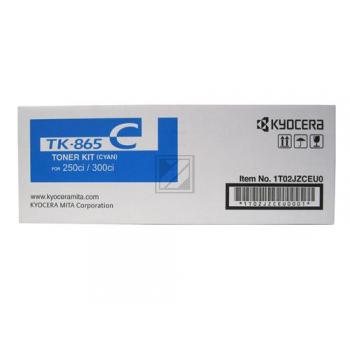 1T02JZCEU0 // TK865C / cyan / original KYOCERA Toner cyan / 1T02JZCEU0 / 12000 S.