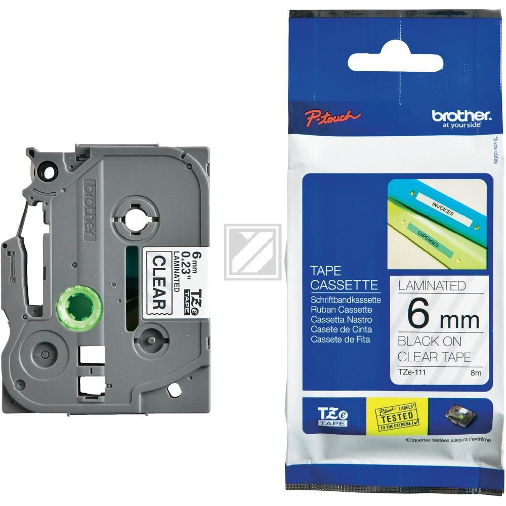 TZE111 / original BROTHER PTouch Farbband / TZE111