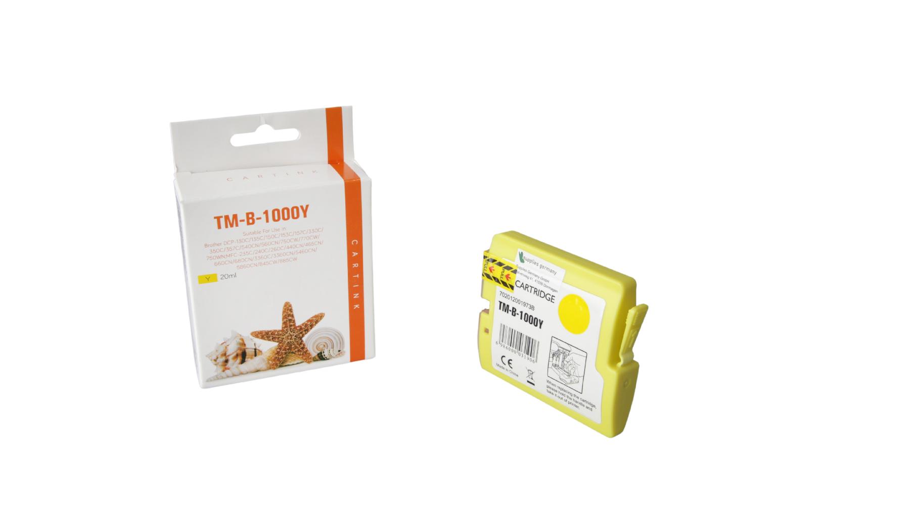 Alternativ Tinte Yellow / LC1000Y / 20ml