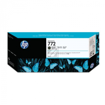 CN635A // 772 / schwarz / original HP Tintenpatrone schwarz matt / CN635A / 300.00 ml