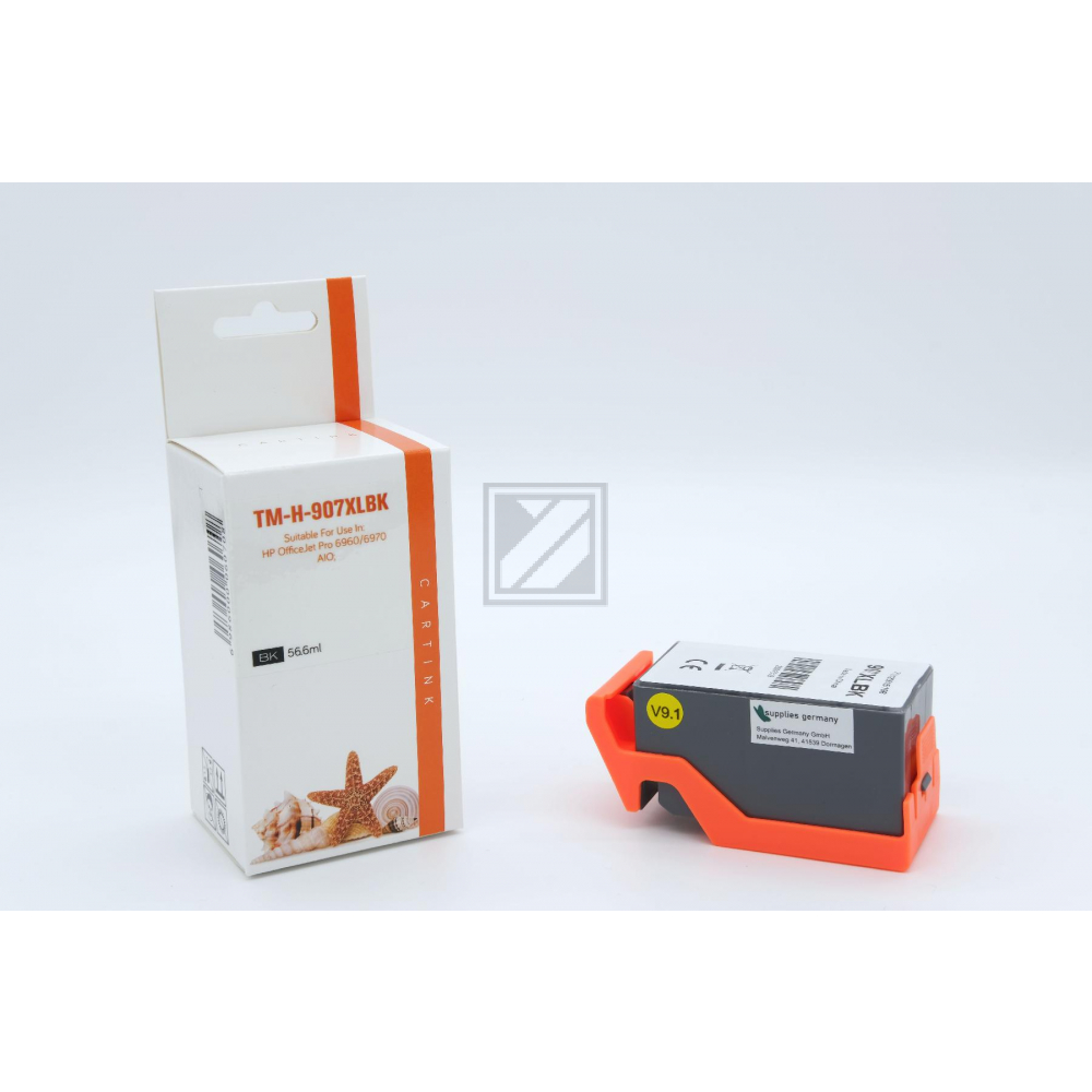 Refill Tinte Black für HP / T6M19AE / 43ml