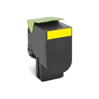 80C2SYE // 802SY / original LEXMARK Toner gelb / 80C2SYE / 2000 S.