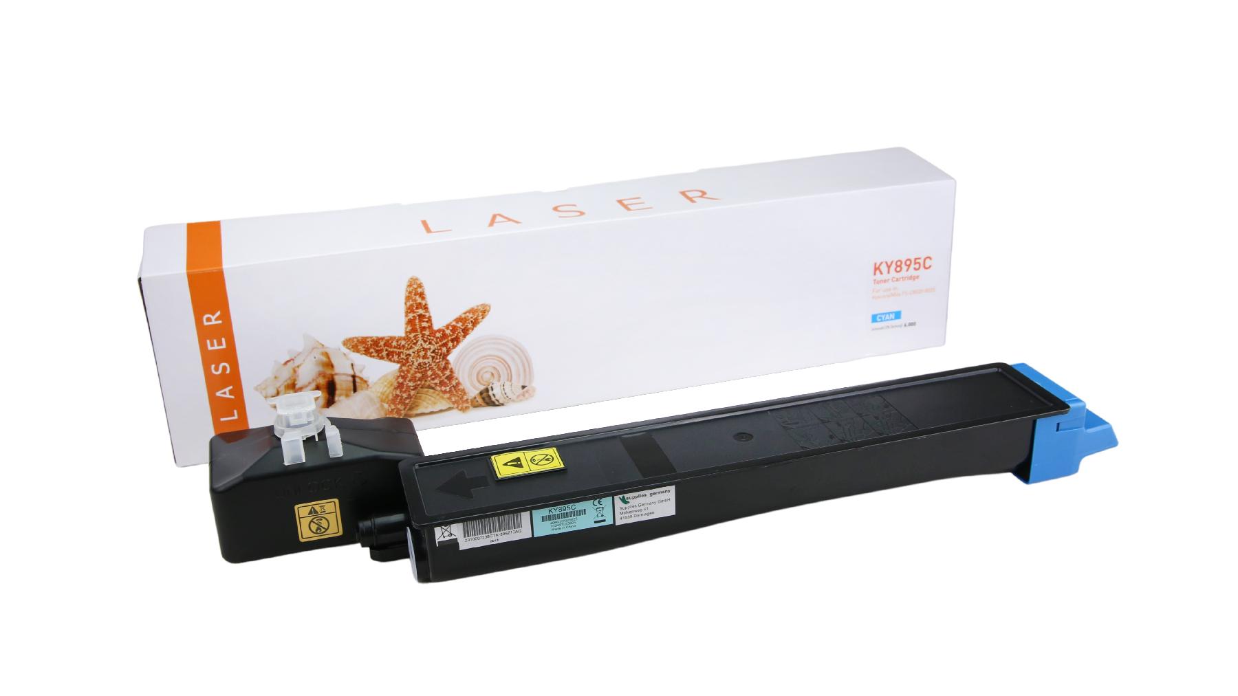 Alternativ Toner Cyan für Kyocera  / TK895C / 6.000 Seiten