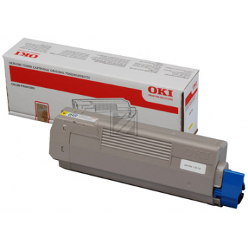 44059165 / gelb / original OKI Toner gelb / 44059165 / 7300 S.