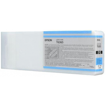 C13T636500 // T6365 / cyan / original EPSON Tintenpatrone cyan hell / C13T636500 / 700.00 ml