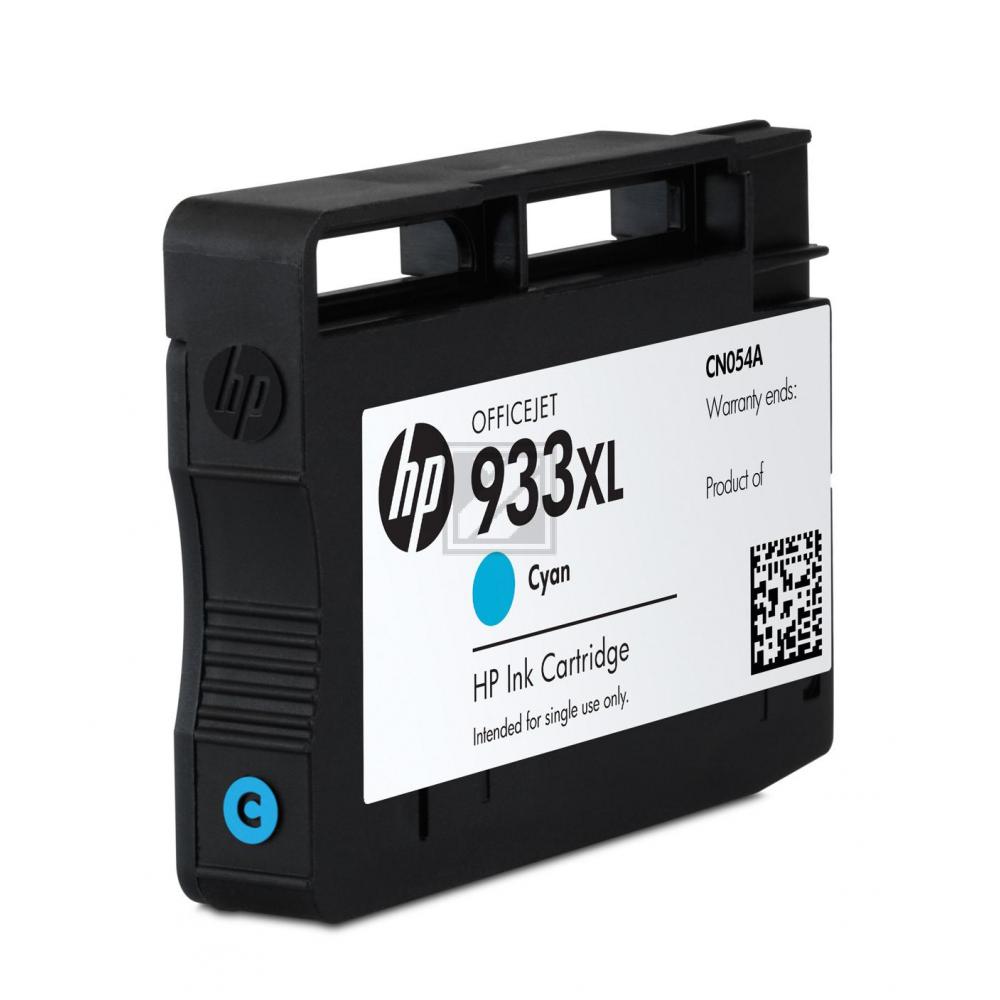 CN054AE // 933XL / cyan / original HP Tintenpatrone cyan / CN054AE / 825 S. / 8.50 ml