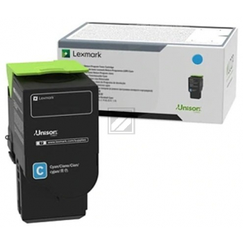 78C0U20 / cyan / original LEXMARK Toner cyan / 78C0U20 / 7000 S.