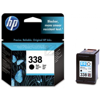 C8765EE // 338 / schwarz / original HP Druckkopfpatrone schwarz / C8765EE / 480 S. / 11.00 ml