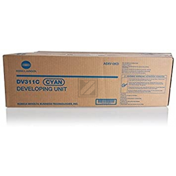 A0XV0KD // DV311C / cyan / original KONICAMIN Entwickler / A0XV0KD / 120000 S.