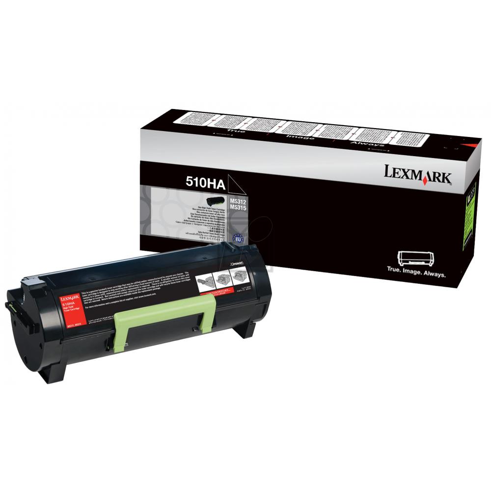 51F0HA0 // 510HA / schwarz / original LEXMARK Toner schwarz / 51F0HA0 / 5000 S.