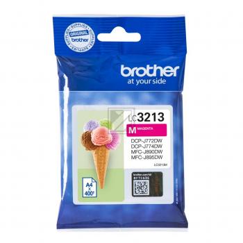 LC3213M / magenta / original BROTHER Tintenpatrone magenta / LC3213M / 400 S.