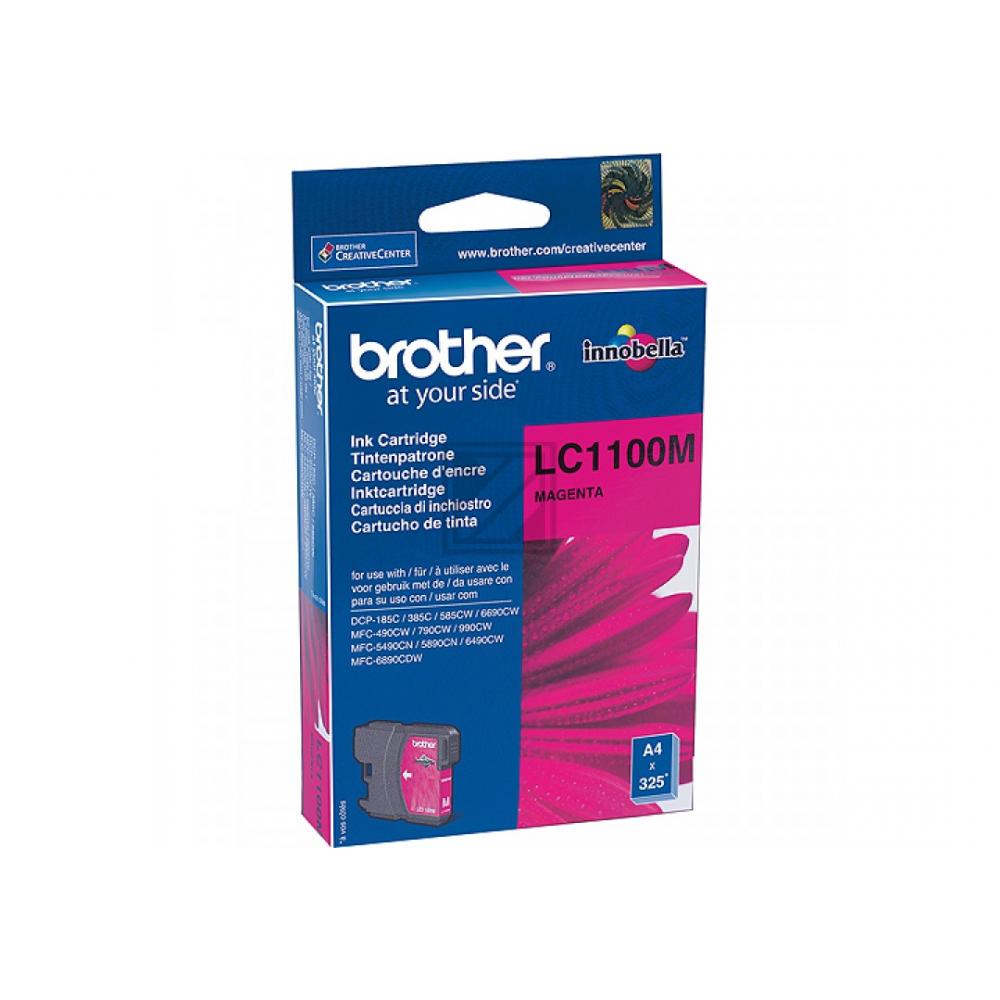 LC1100M / magenta / original BROTHER Tintenpatrone magenta / LC1100M / 325 S. / 5.50 ml