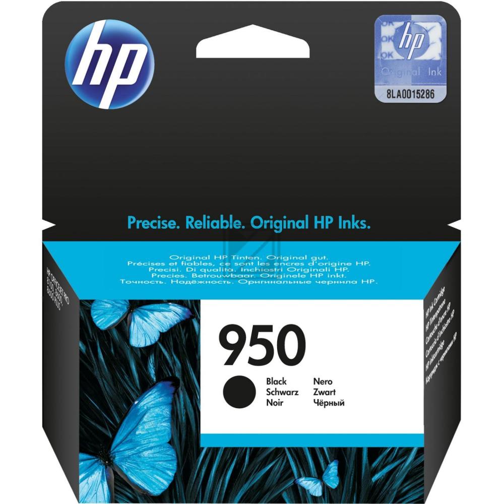 CN049AE // 950 / schwarz / original HP Tintenpatrone schwarz / CN049AE / 1000 S. / 24.00 ml