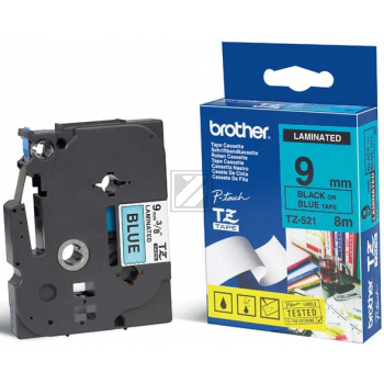 TZE521 / original BROTHER PTouch Farbband / TZE521