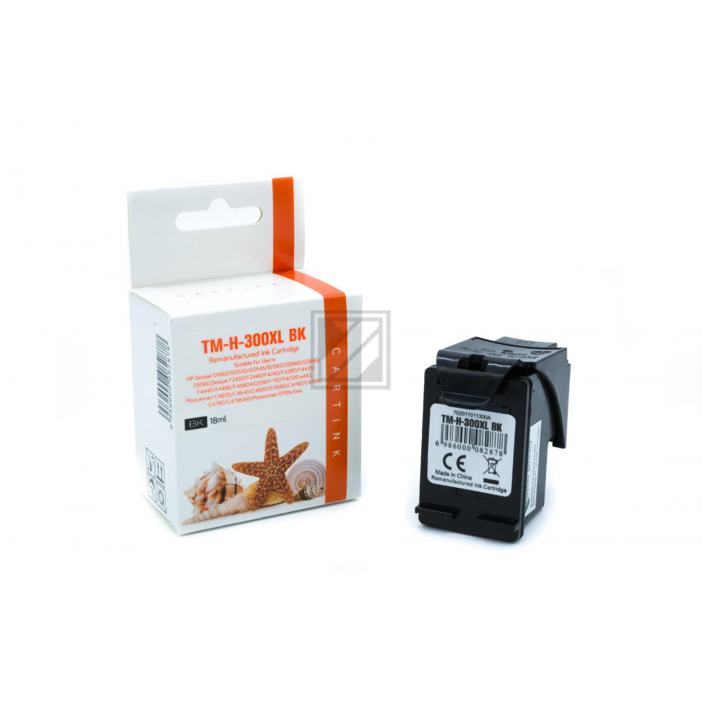 Refill Tinte Black für HP / CC641EE / 16ml