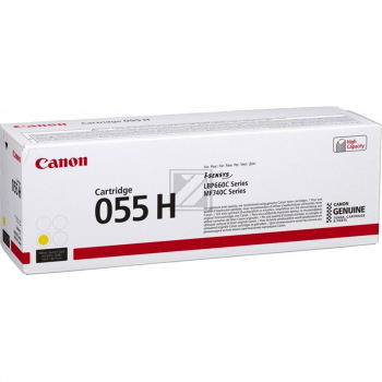 3017C002 // 055H / gelb / original CANON Toner gelb / 3017C002 / 5900 S.