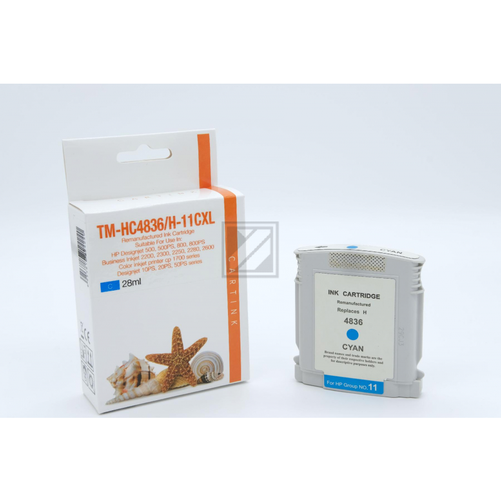 Refill Tinte Cyan für HP / C4836A / 28ml