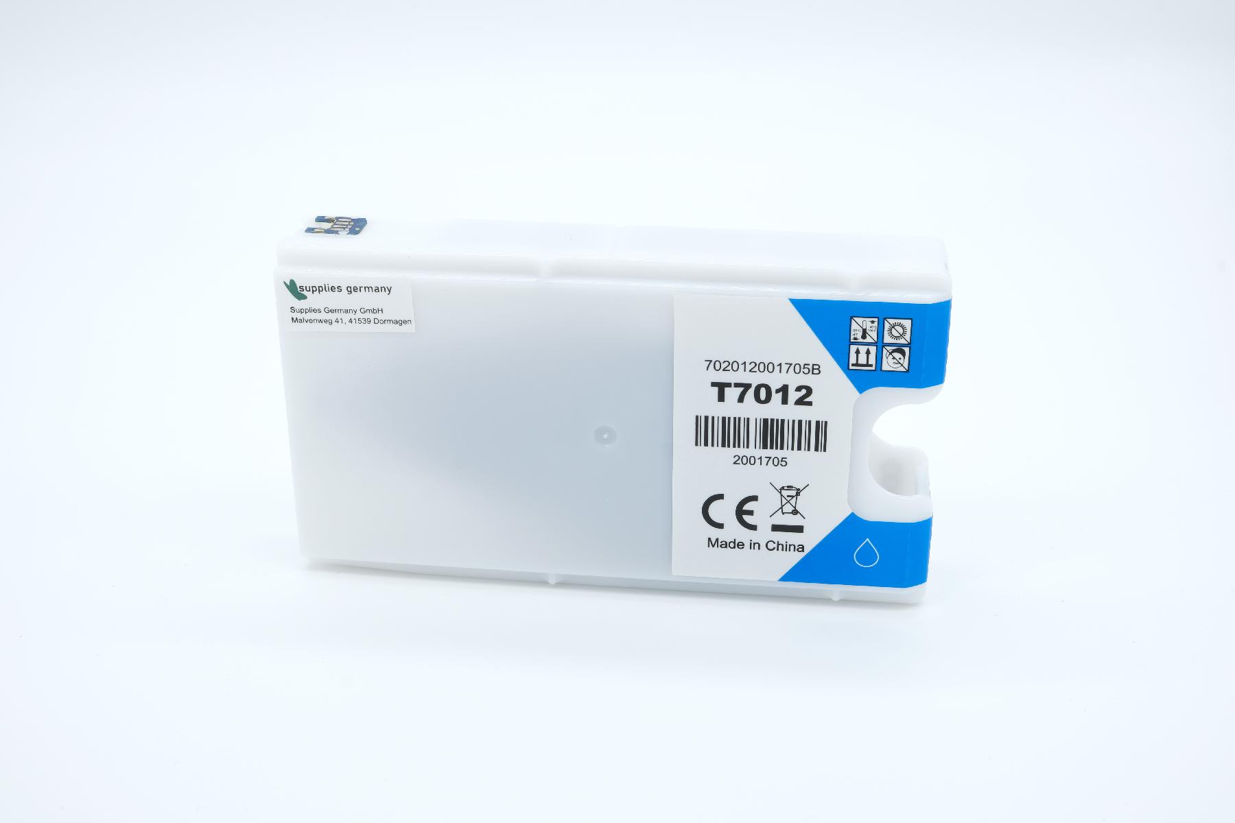 Alternativ Tinte Cyan für Epson / C13T70124010 / 34,2ml