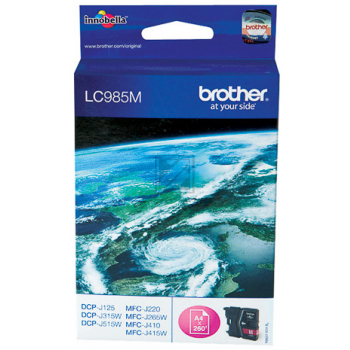 LC985M / magenta / original BROTHER Tintenpatrone magenta / LC985M / 260 S. / 4.80 ml