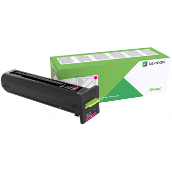 72K2XME / magenta / original Lexmark Toner magenta / 72K2XME / 22000 S.
