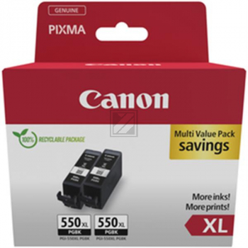 6431B010 // PGI550PGBKXL / schwarz / original CANON Tintenpatrone schwarz / 6431B010 / 500 S. / 22.00 ml