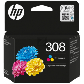 7FP20UE // 308 / original HP Druckkopfpatrone colo / 7FP20UE / 120 Seiten