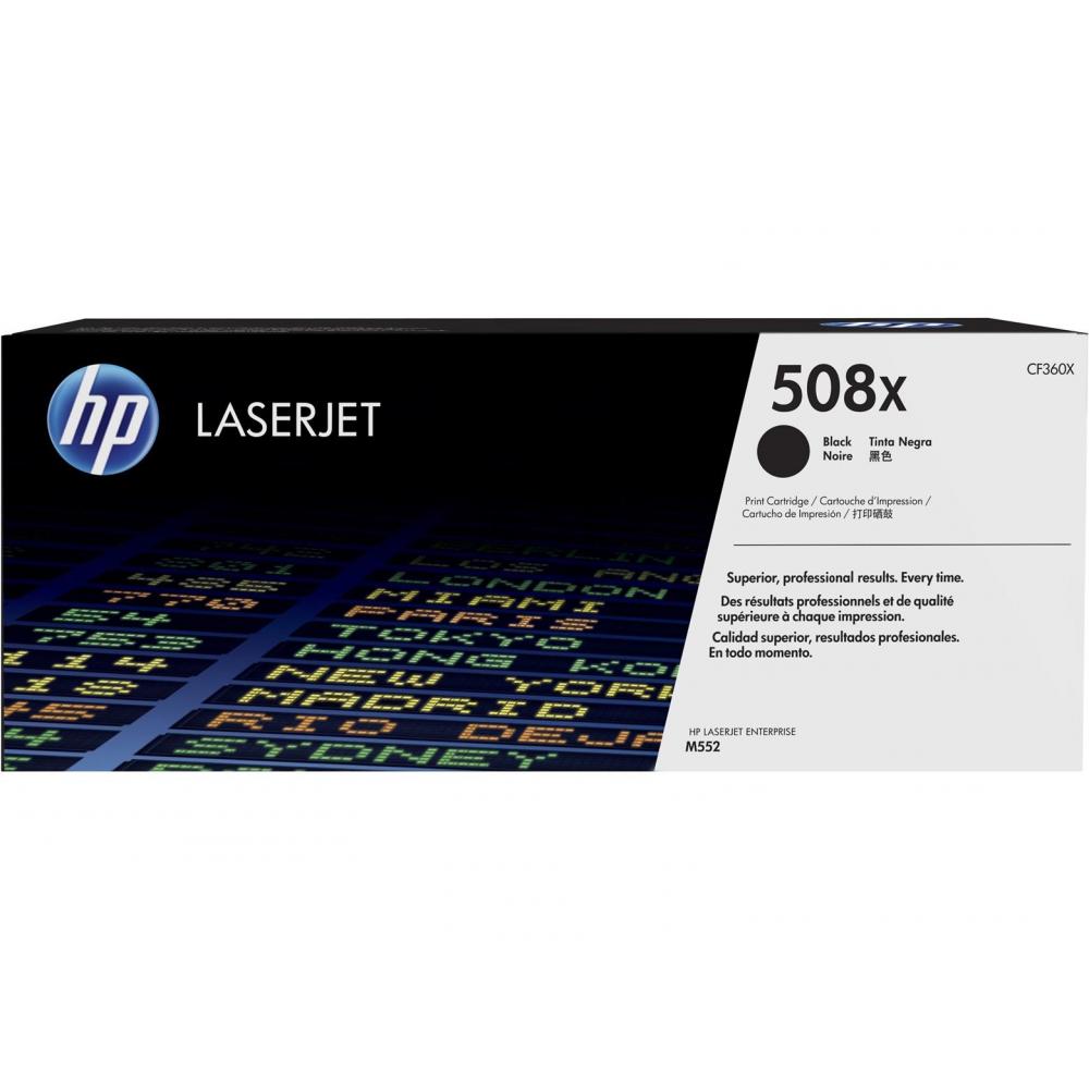 CF360X // 508X / schwarz / original HP Toner schwarz / CF360X / 12500 S.