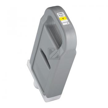 9824B001 // PFI707Y / gelb / original CANON Tintenpatrone gelb / 9824B001 / 700.00 ml