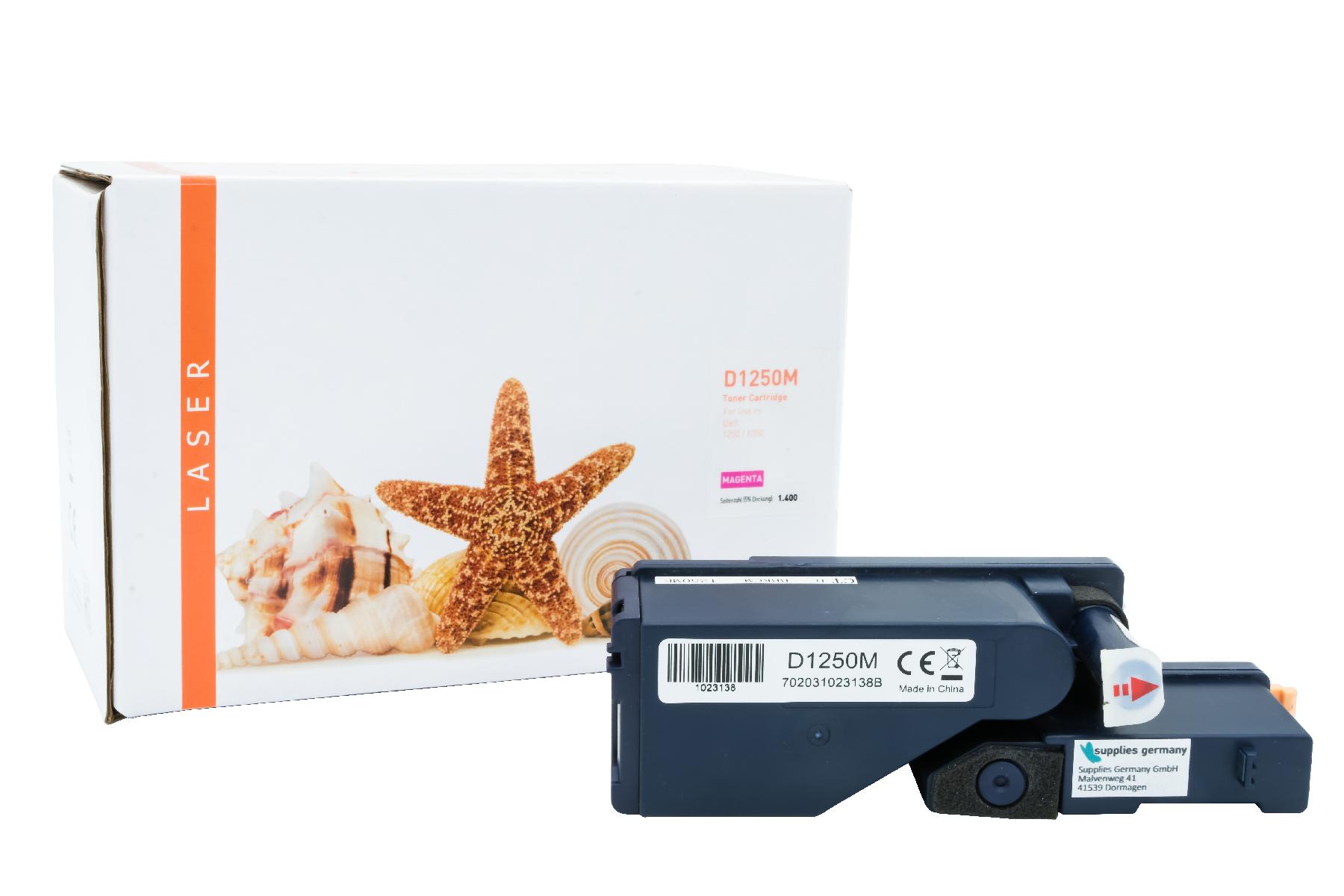 Alternativ Toner Magenta für Dell / 9RGVT / 1.400 Seiten