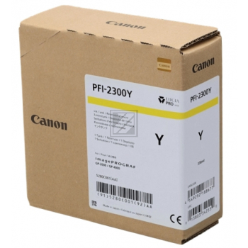 5280C001 // PFI2300Y / gelb / original CANON Tintenpatrone gelb / 5280C001 / 330.00 ml