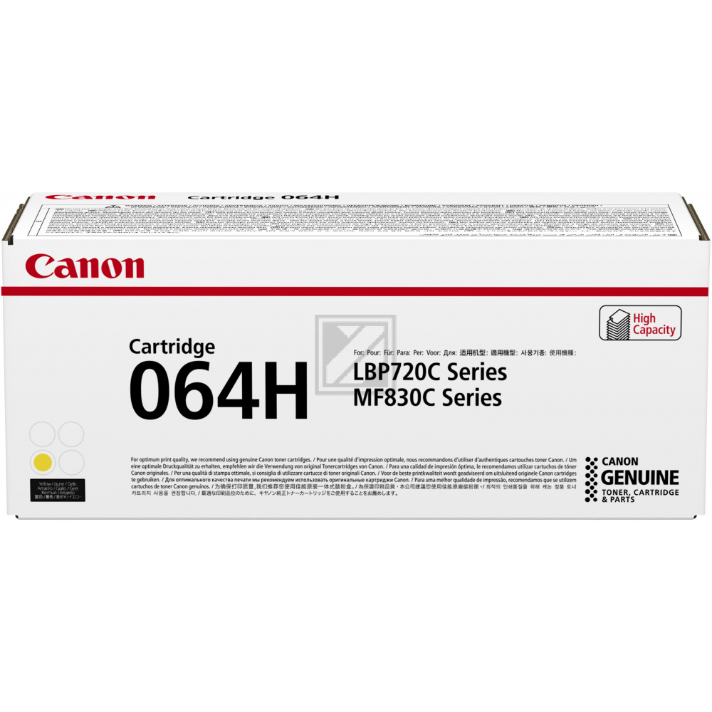 4932C001 // 064H / original CANON Toner gelb / 4932C001 / 10400 S.