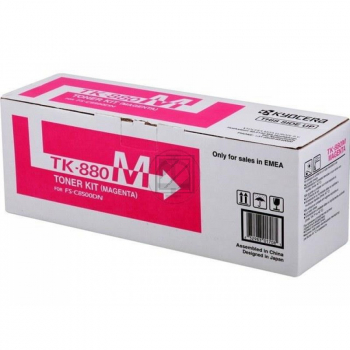 1T02KABNL0 // TK880M / magenta / original KYOCERA Toner magenta / 1T02KABNL0 / 18000 S.
