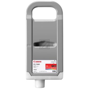6687B001 // PFI706R / original CANON Tintenpatrone rot / 6687B001 / 700.00 ml