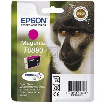 C13T08934011 // T0893 / magenta / original EPSON Tintenpatrone magenta / C13T08934011 / 135 S. / 3.50 ml