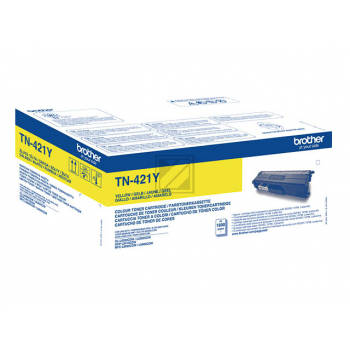 TN421Y / gelb / original BROTHER Toner gelb / TN421Y / 1800 S.