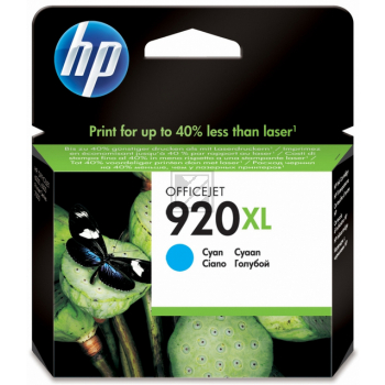 CD972AE // 920XL / cyan / original HP Tintenpatrone cyan / CD972AE / 700 S. / 6.00 ml