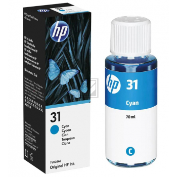 1VU26AE // 31 / cyan / original HP Tintenpatrone cyan / 1VU26AE / 8000 S. / 70.00 ml