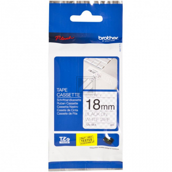 TZESE4 / schwarz / original BROTHER PTouch Farbband / TZESE4