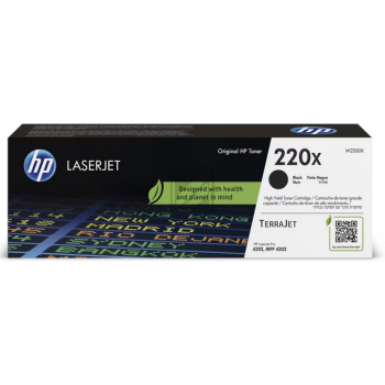 W2200X // 220X / schwarz / original HP Toner schwarz / W2200X / 7500 S.