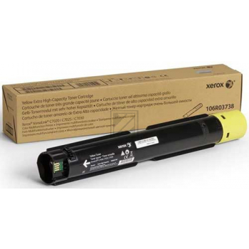 106R03738 / gelb / original XEROX Toner gelb / 106R03738 / 16500 S.