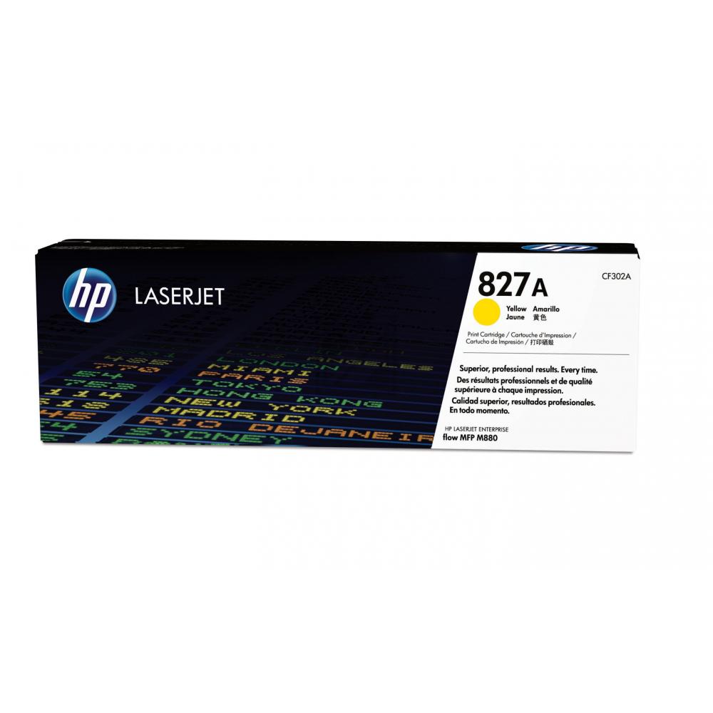 CF302A // 827A / gelb / original HP Toner gelb / CF302A / 32000 S.