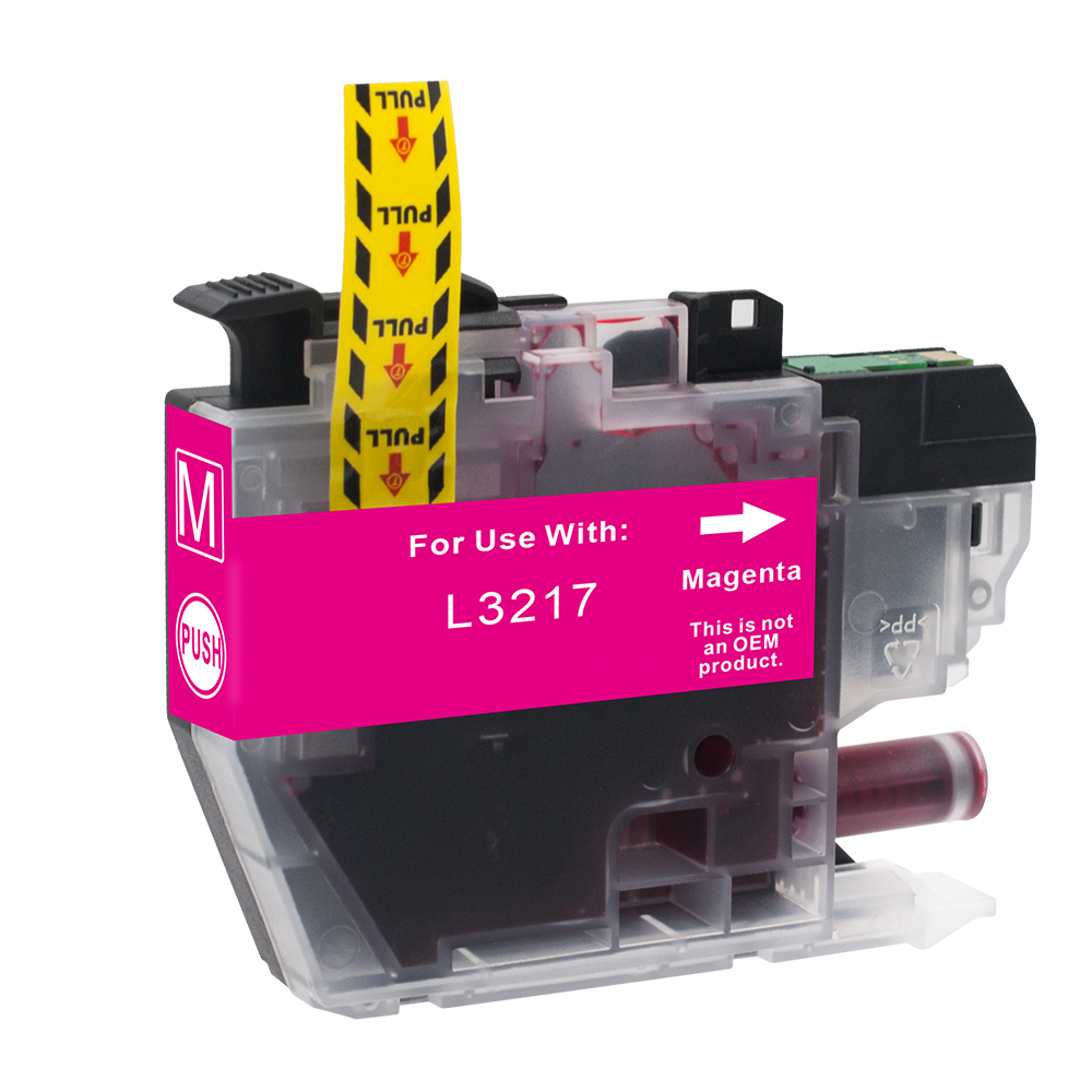 Alternativ Tinte Magenta für Brother / LC3217M / 550 Seiten(PATENTSICHER)