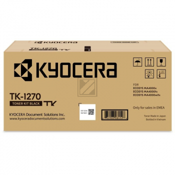 1T0C140NL0 // TK1270 / schwarz / original Kyocera  / 1T0C140NL0 / 10000 S.