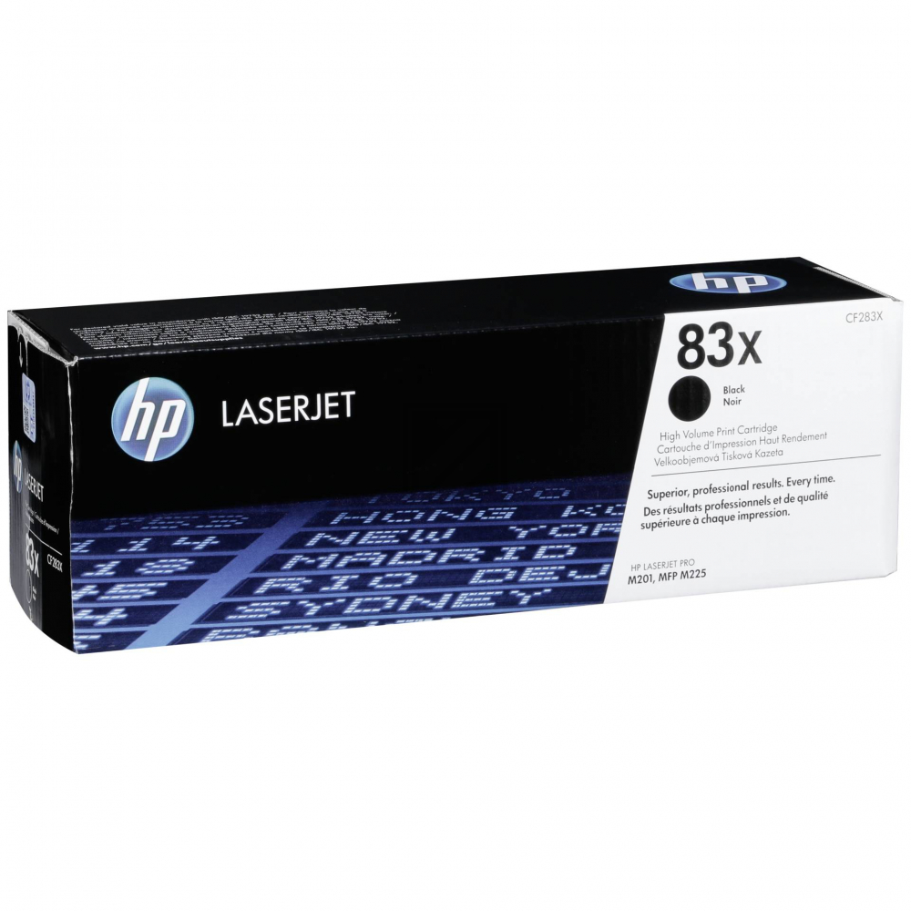 CF283X // 83X / schwarz / original HP Toner schwarz / CF283X / 2200 S.